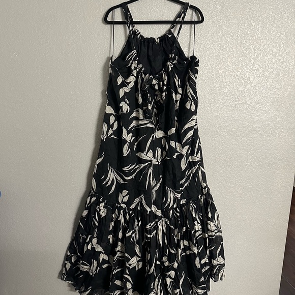 Banana Republic fino ramie maxi Dress size Large linen/cotton - Picture 4 of 10